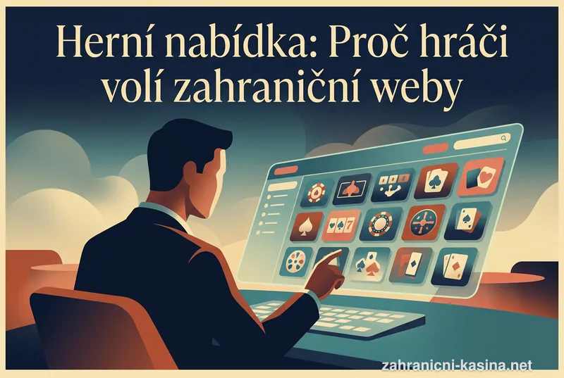 Herní nabídka: Proč hráči volí zahraniční weby